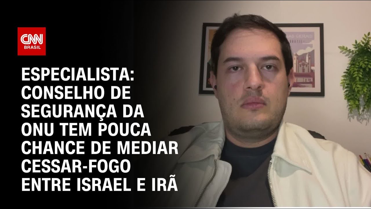 É improvável que a ONU consiga negociar cessar-fogo entre Israel e Irã, diz professor | AGORA CNN