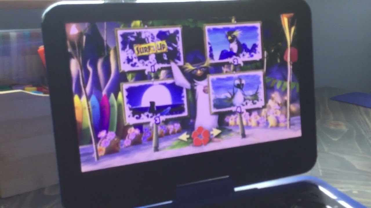 Surf’s Up 2008 UK DVD Menu Walkthrough