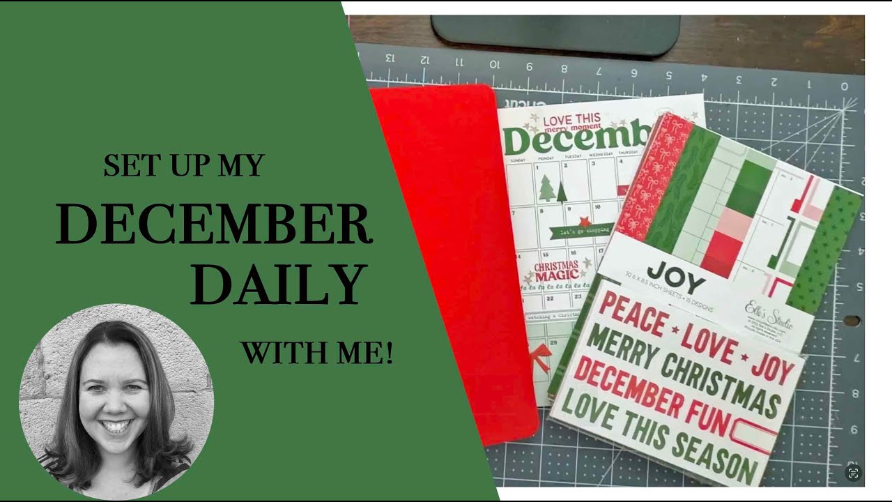 December Daily Album Set Up for 2025