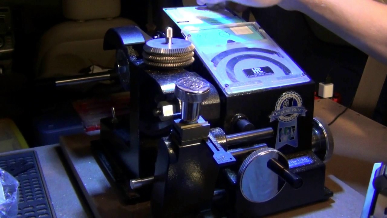 (122) Code Cutting a Tubular Ace Vending Machine Key on an HPC Blitz
