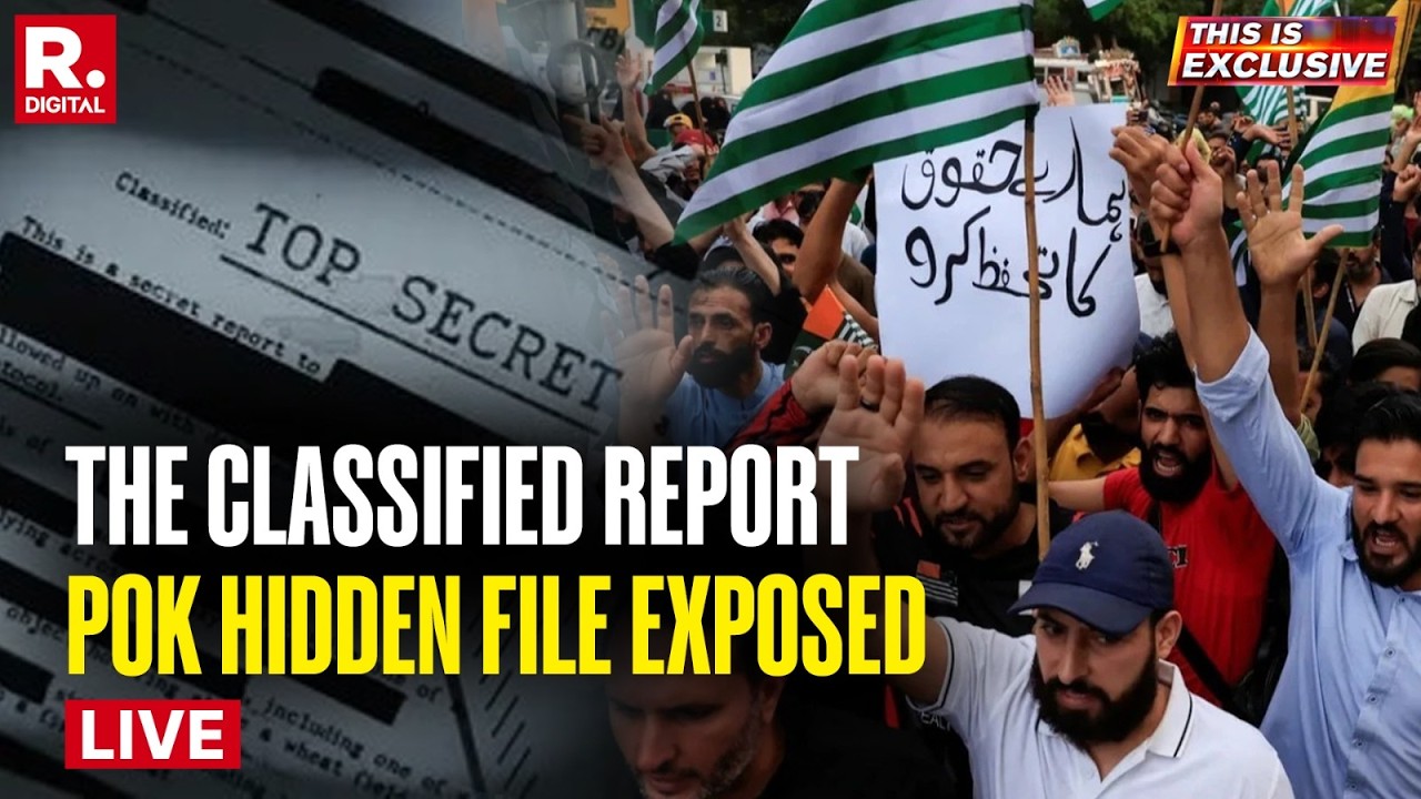 This Is Exclusive LIVE: Top Secret PoK Dossier Exposes Pakistan&rsquo;s Brutal Crackdown