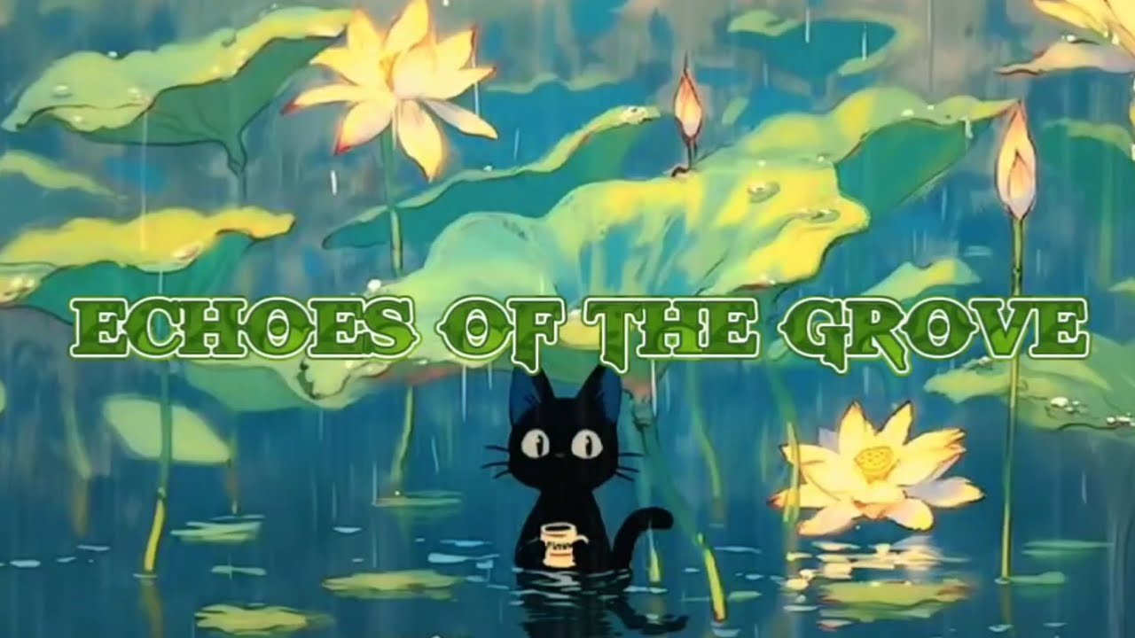 Echoes of the grove- By AI 🐈‍⬛🌧 #aigeneratedmusic #instrumentalmusic #aestheticmusic #calmmusic 