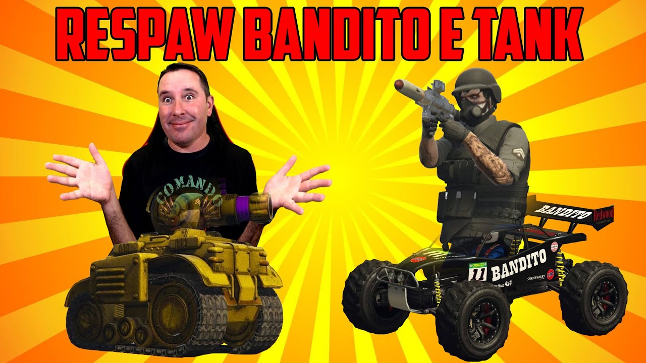 GTA 5 - SUPER DICA INSANA TRYHARD - RESPAW BANDITO E TANK