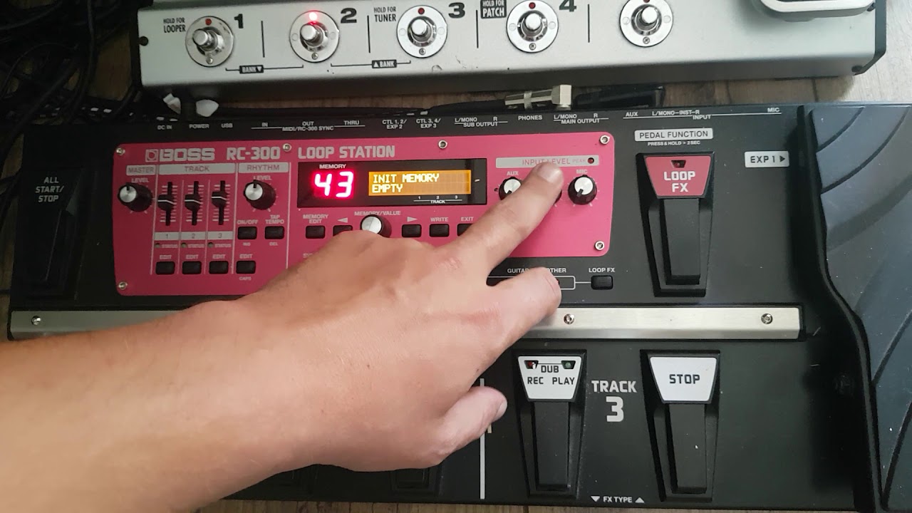 BOSS RC300 Deutsch Einstellungen