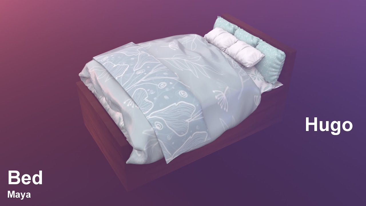 [Maya] Bed