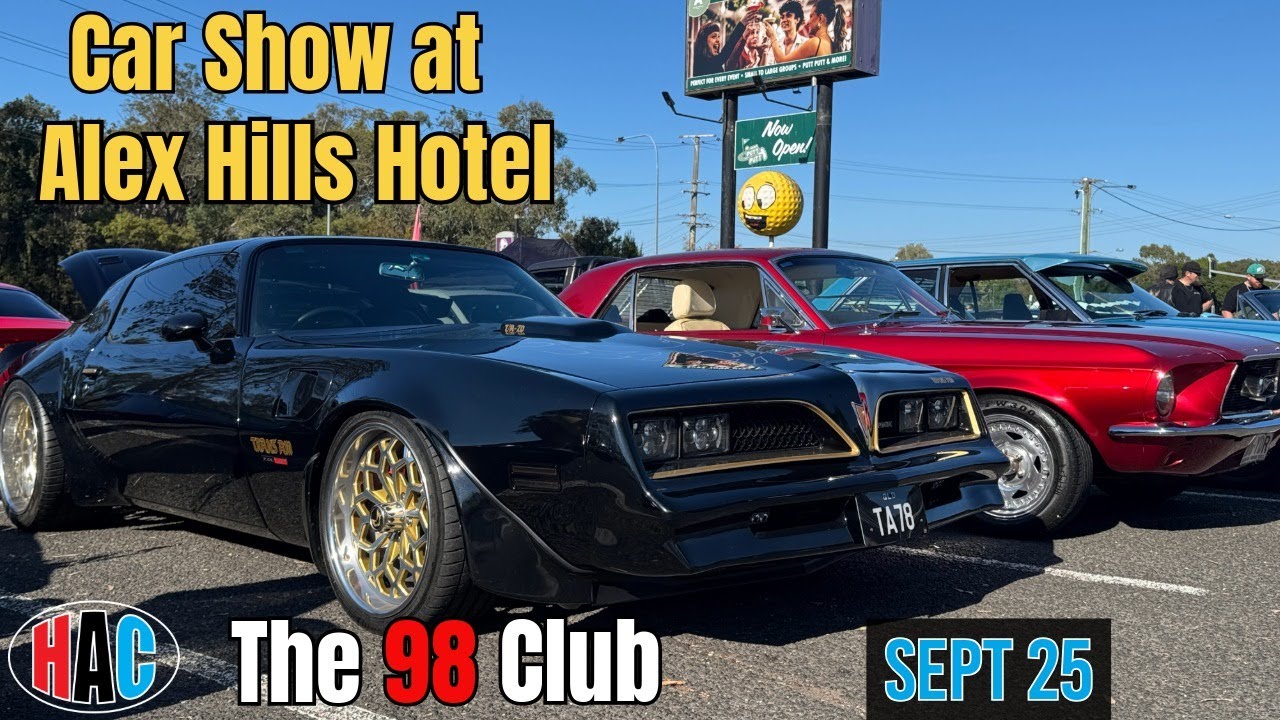 The 98 Club Car Meet at Alex Hills Hotel | Aussie Classics, Hot Rods & More