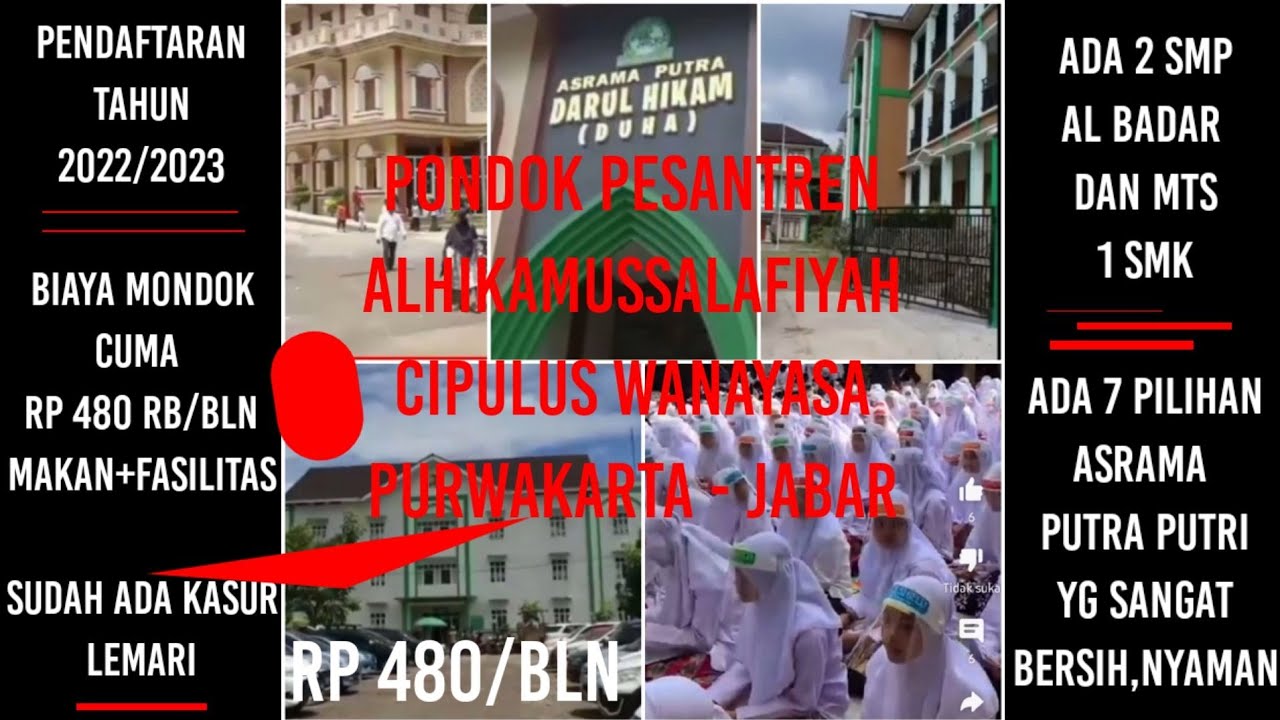 Survei Ponpes Alhikamussalafiyah cipulus wanayasa | Daftar PESANTREN#survei high schol