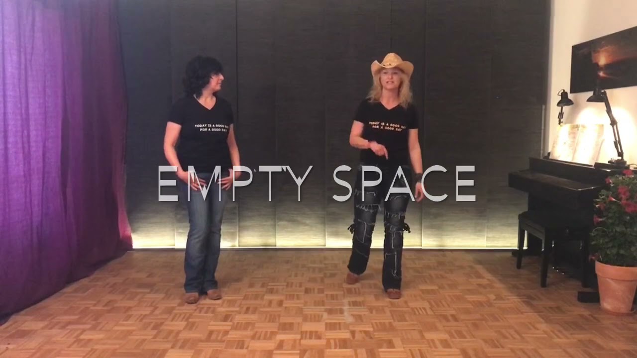 Empty Space Line Dance with Lucie Lu + Moni Sa (teach + dance)