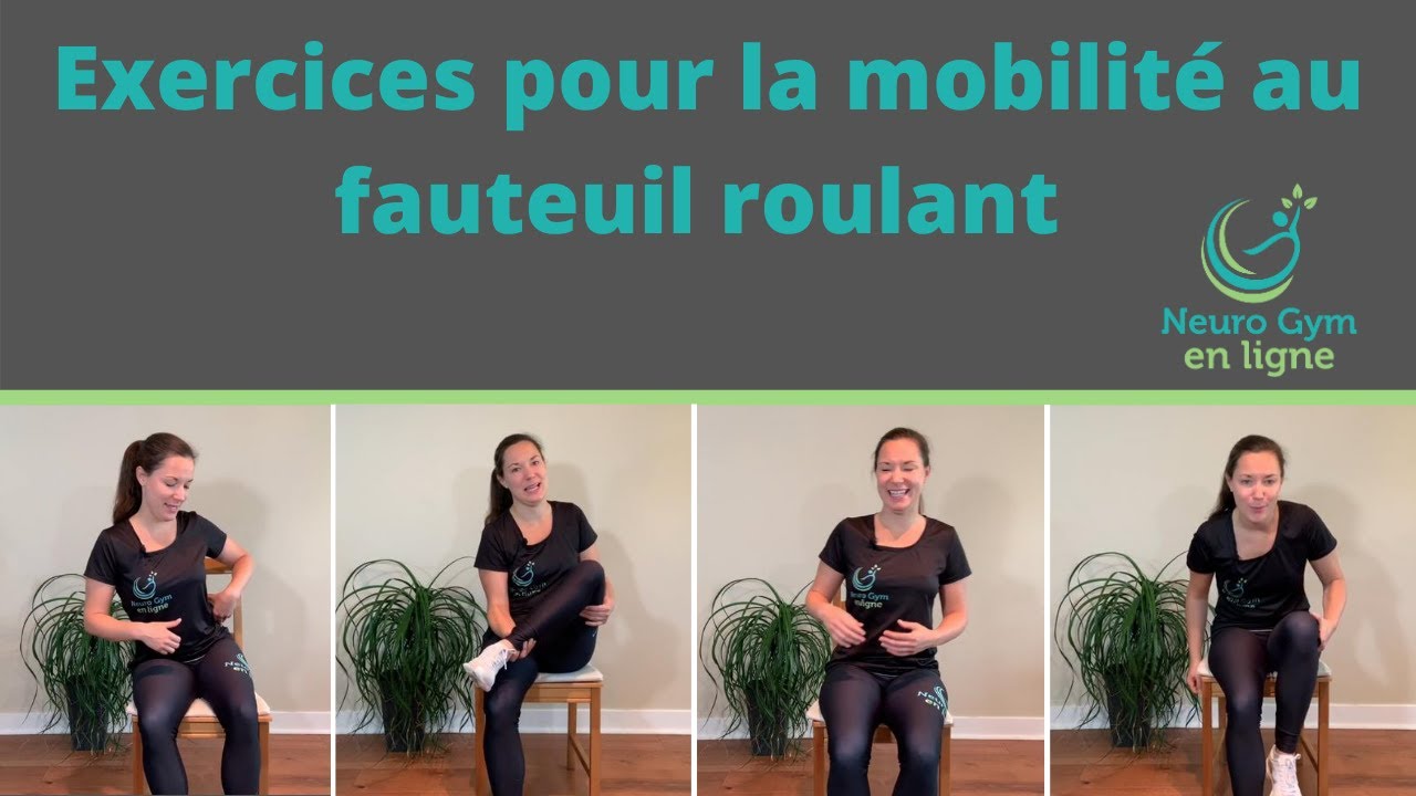 Exercices pour la mobilité au fauteuil roulant