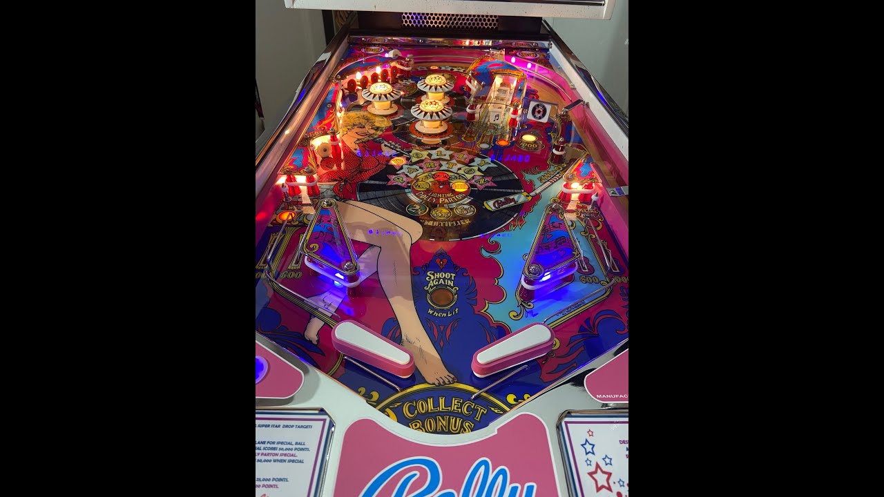 DOLLY PARTON PINBALL TUTORIAL RULES GAME PLAY