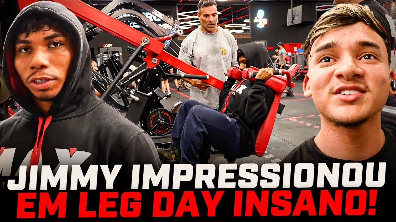LEGDAY SINISTRO! JIMMY E LOBO FORAM ATÉ O LIMITE!