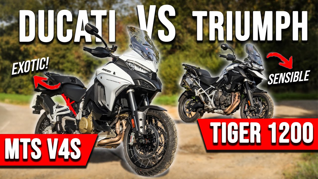 Ducati Multistrada V4 S vs Triumph Tiger 1200 GT Pro