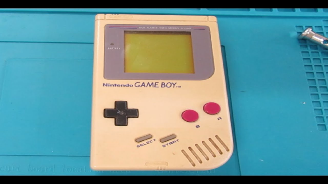 Nintendo Game Boy Teardown And Restoration With Retrobrite
