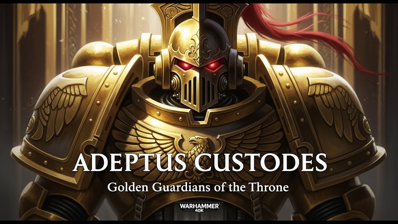 The Adeptus Custodes: Golden Guardians of the Throne | Warhammer 40k Lore