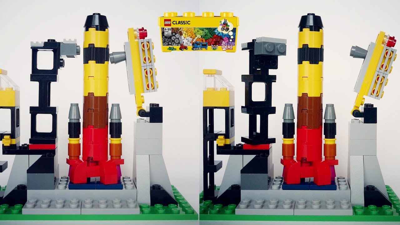 How to make LEGO Launch Vehicle using Classic 10696