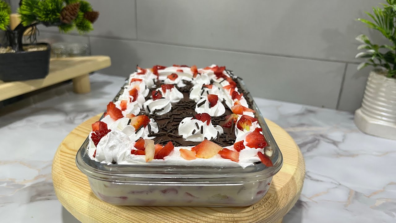  تحليه سهله وبنينه بزاف تخرج تهبل bonbon à la fraise 🍓rapid et facile 