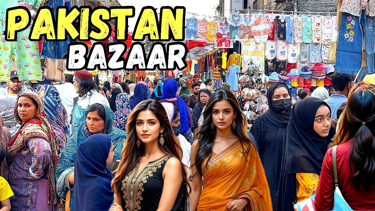 Lahore Pakistan 4K Street Walk | Old City Bazaars & Culture Tour 2025