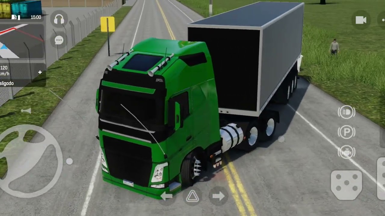 A PEDIDO DA MINHA LINDA KAROLINE ❤️❤️❤️❤️ DESAFIO DE manobra com volvo FH no Baú!!!