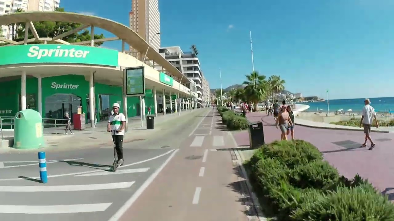 Cycling Benidorm: From Poniente Beach to Dove Park (Old Town) 🌴