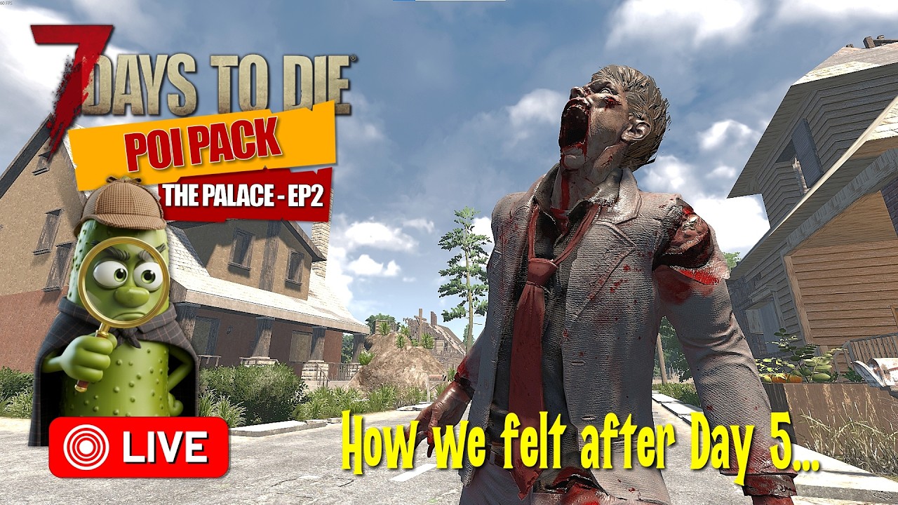 🚨LIVE: 7 Days to Die: Fluffys POI pack- EP2⭐Day 5: still searching⭐🚨