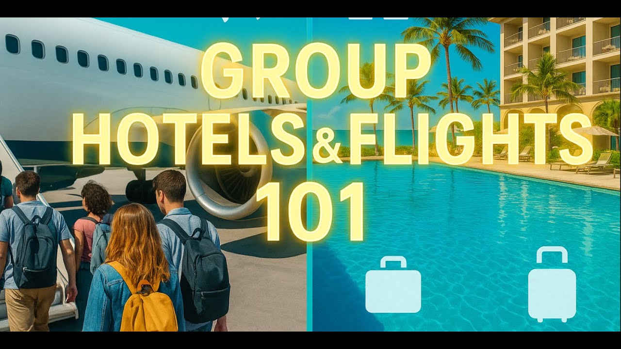 Group Hotels & Flights 101 ✈️🏨 | How to Book & Organize Group Travel Like a Pro