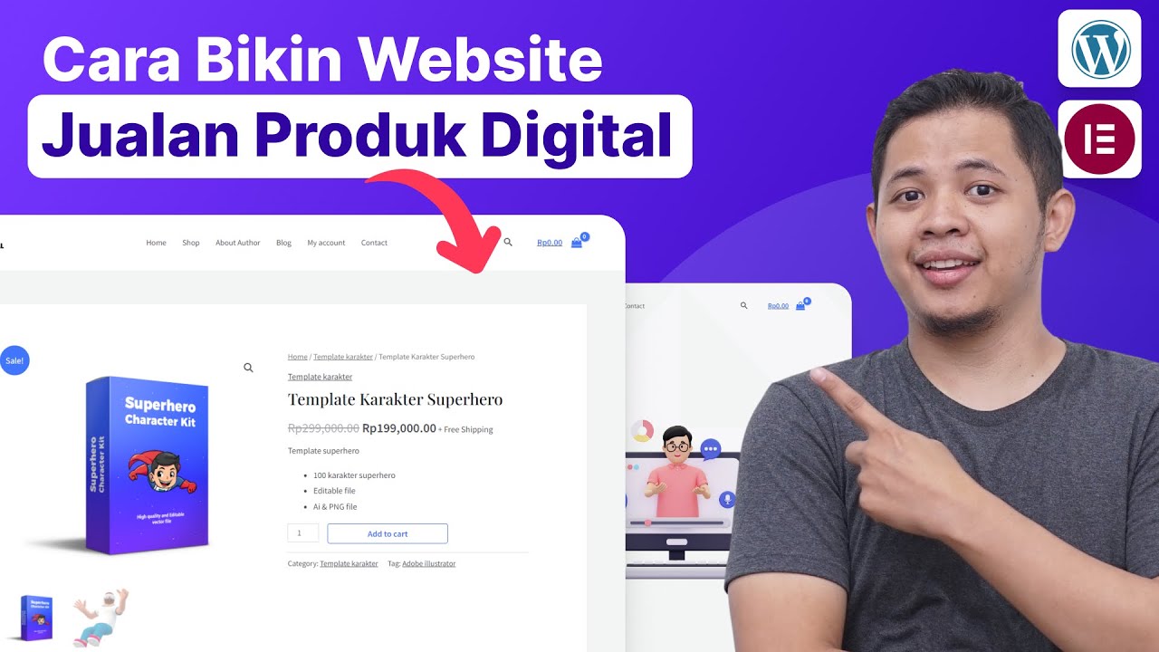 Cara Membuat Website Jualan Produk Digital Dengan Wordpress - Tanpa Coding