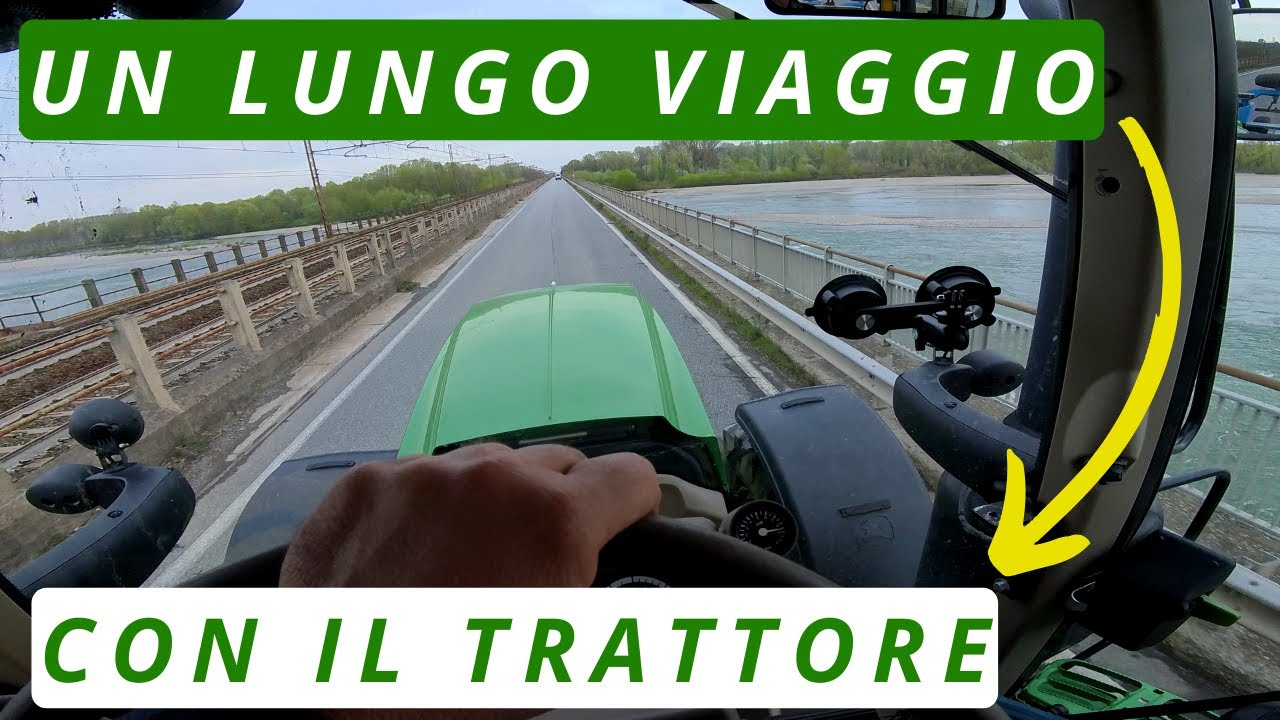 UN LUNGO VIAGGIO CON IL TRATTORE | portiamo a casa un altra livella laser | viaggiando e raccontando