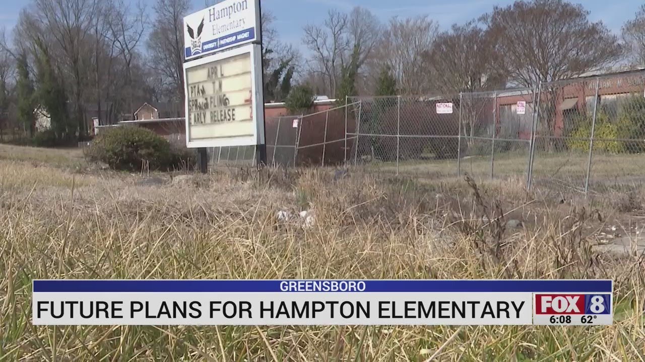 Future plans decided for Hampton Elementary School in Greensboro
