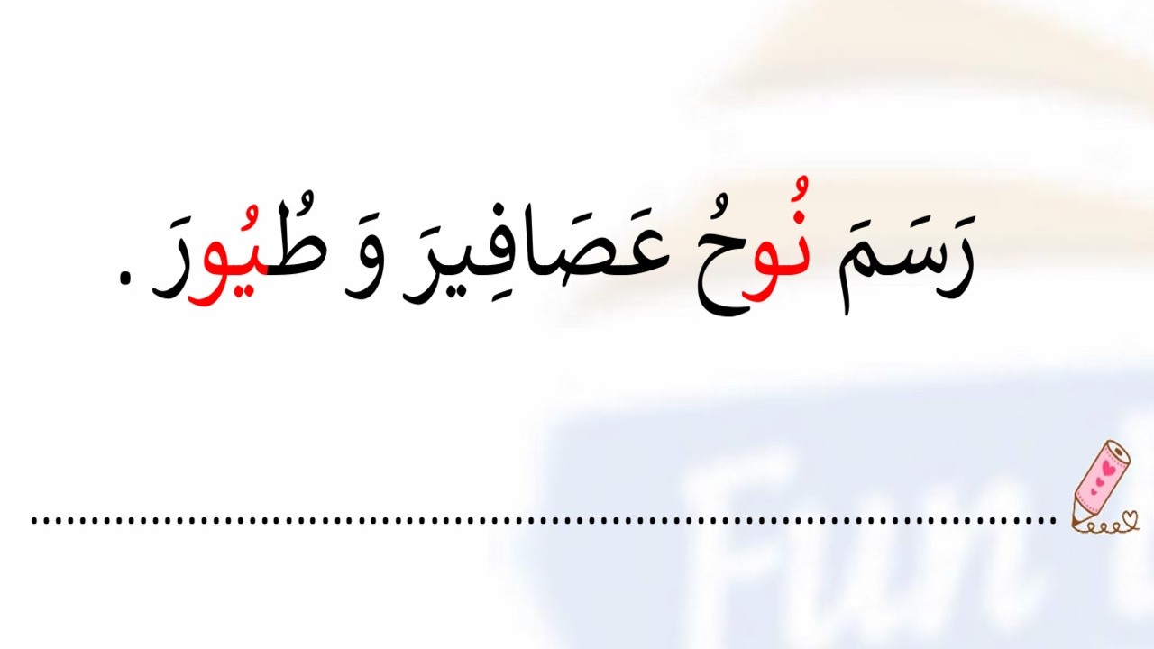 قراءة جمل سهلة بها مد بالواو 🎧📚