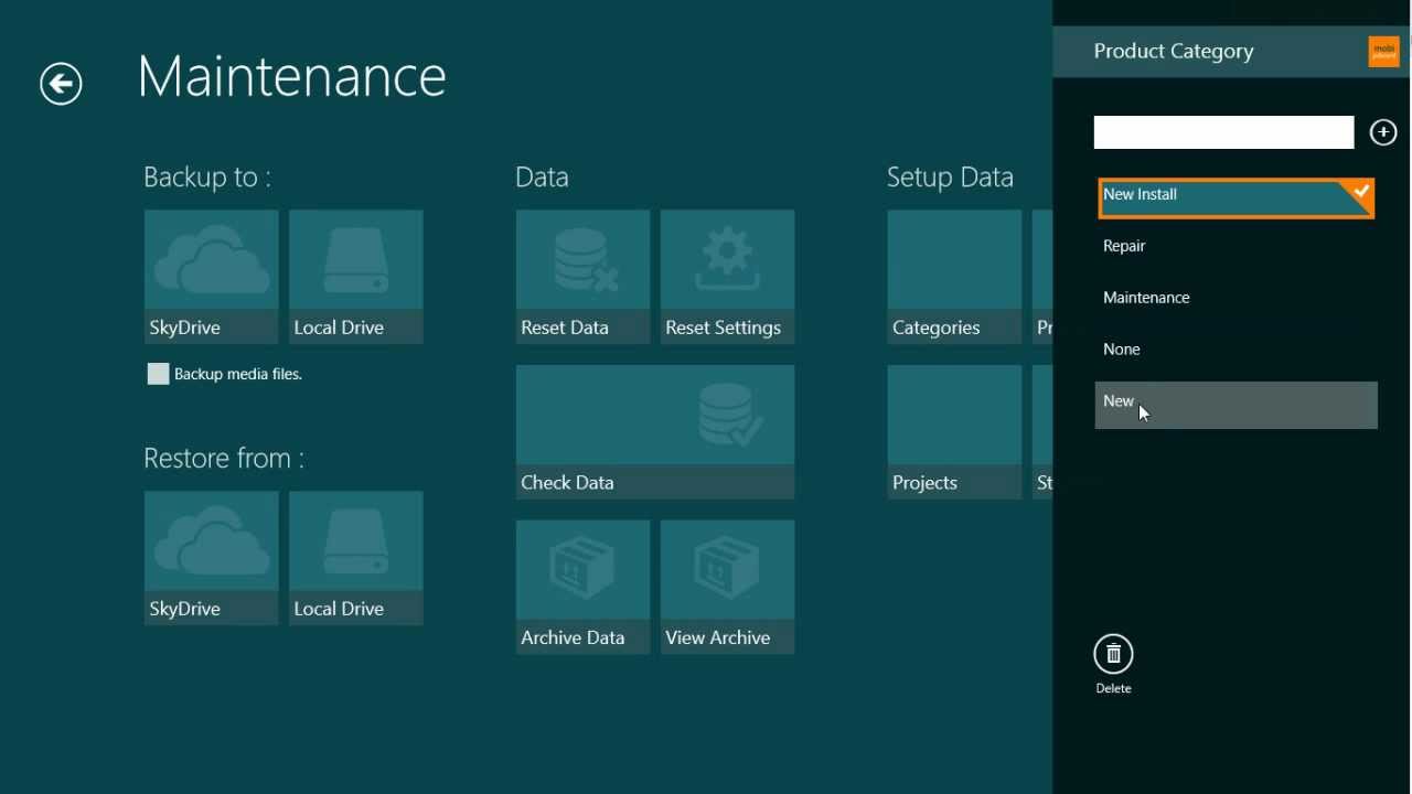 Mobi.Jobcard - Data Setup Howto