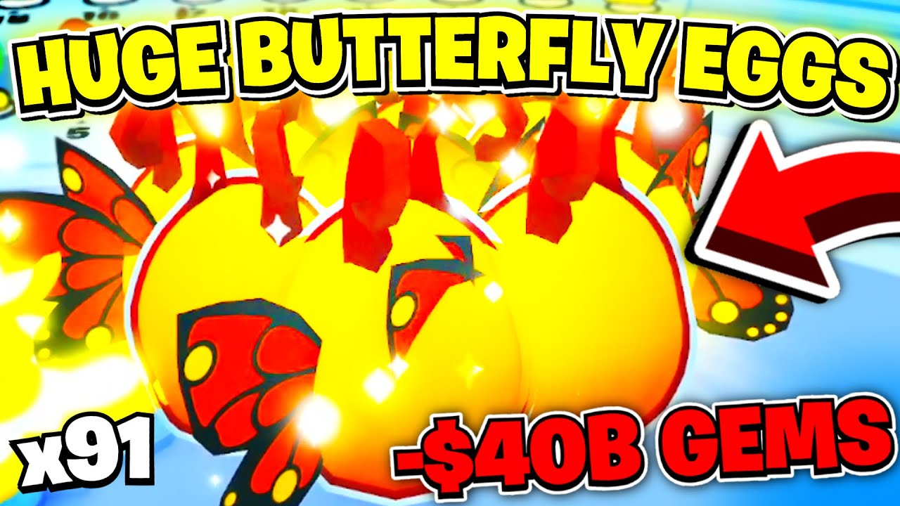 🔥 Over $40 BILLION Of Huge ButterFly Eggs! 🔥Pet Simulator 99