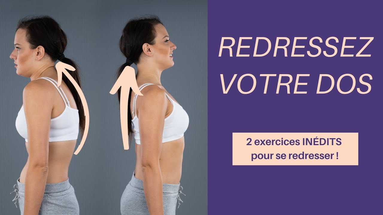 Exercices pour redresser son dos