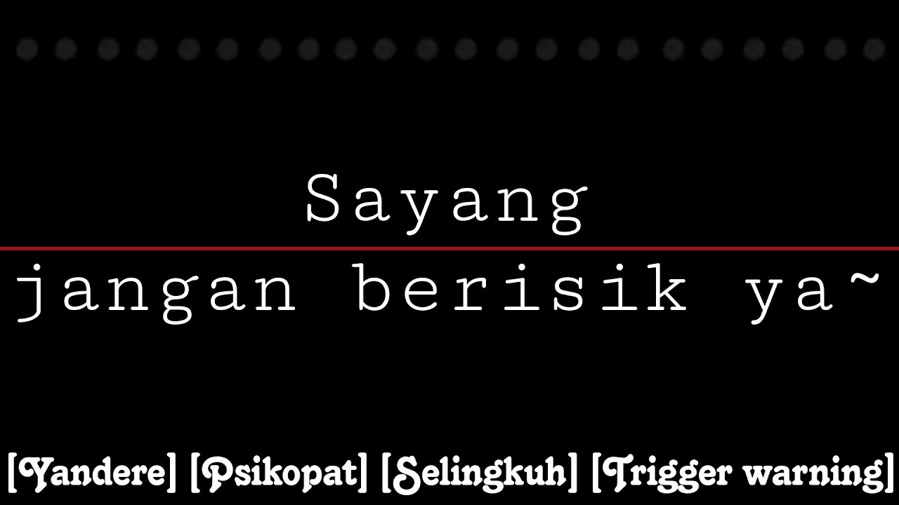 Ketahuan selingkuh dari istri yandere | ASMR Cewek | [Yandere] [Psikopat] [Selingkuh]