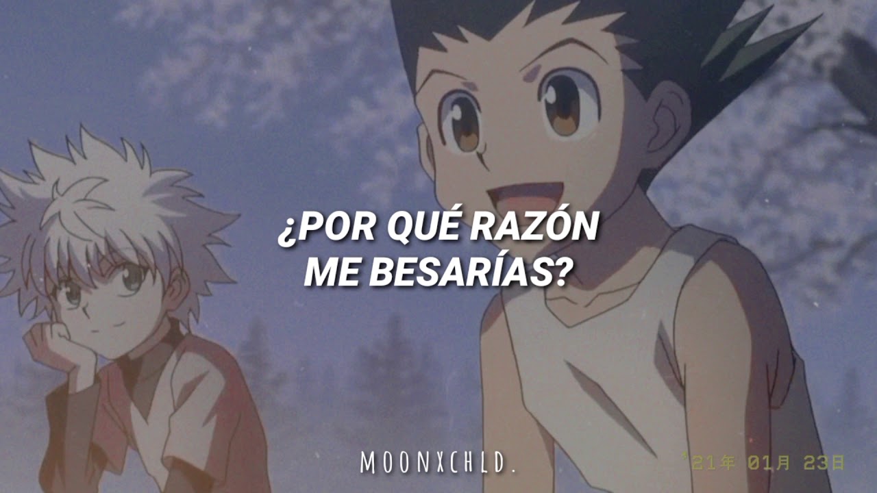 Killua cantando 'Heather' (sub. español) Killua & Gon