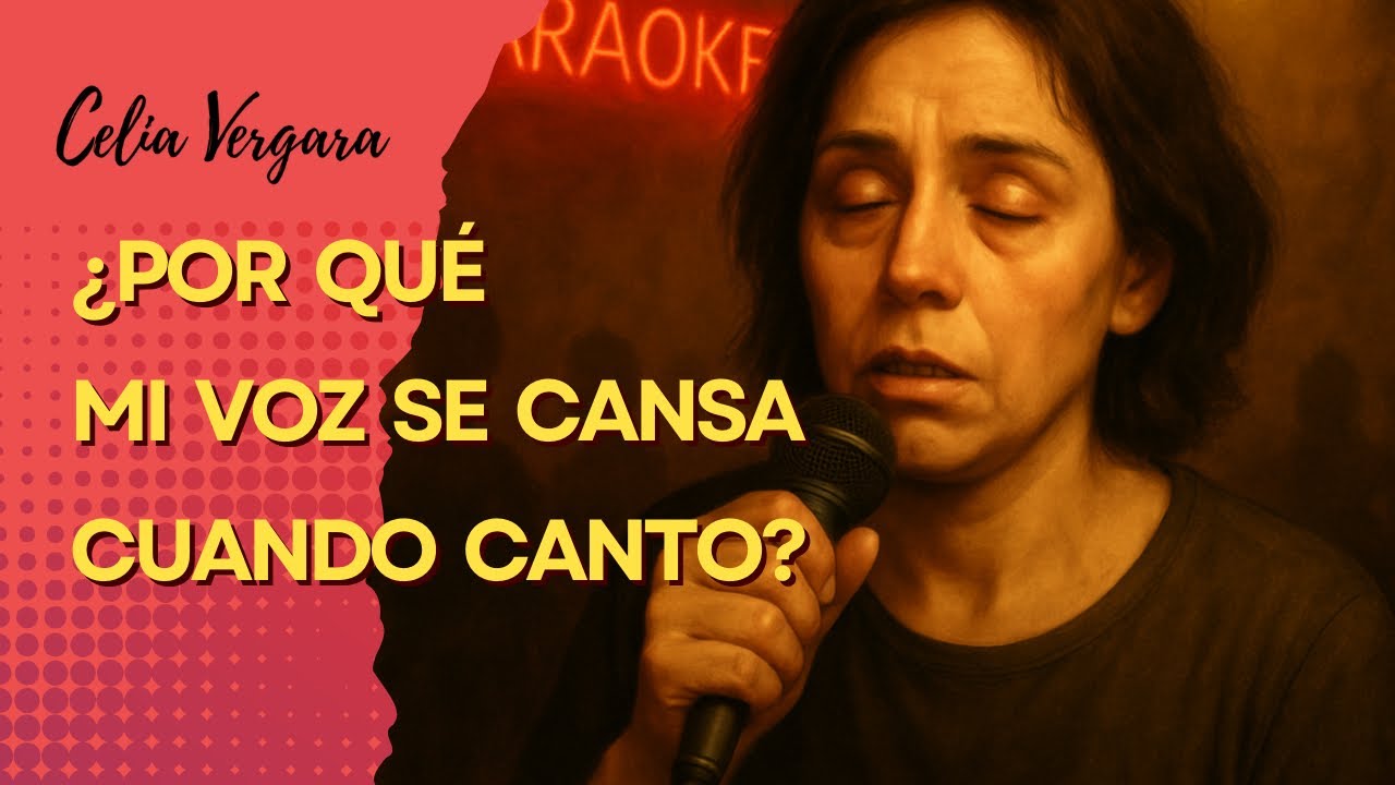 🥵¿Por qué mi voz se cansa cuando canto?  - La causa real (y cómo evitarlo)