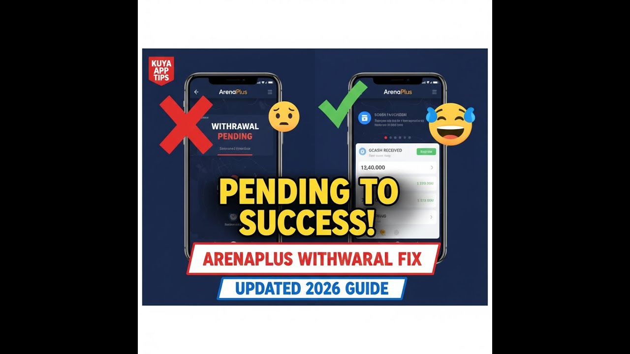 PENDING WITHDRAWAL SA ARENAPLUS? 🛑 Eto ang Secret Para Mag-SUCCESS sa GCash! (2026 Tutorial)