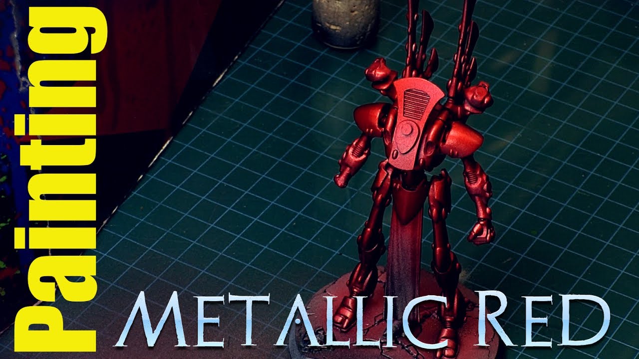 Painting Metallic Red