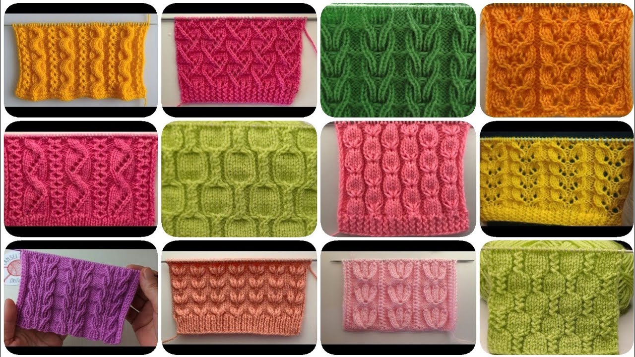 Beautiful knitting stitch pattern for ladies sweater, gents sweater and kids sweater