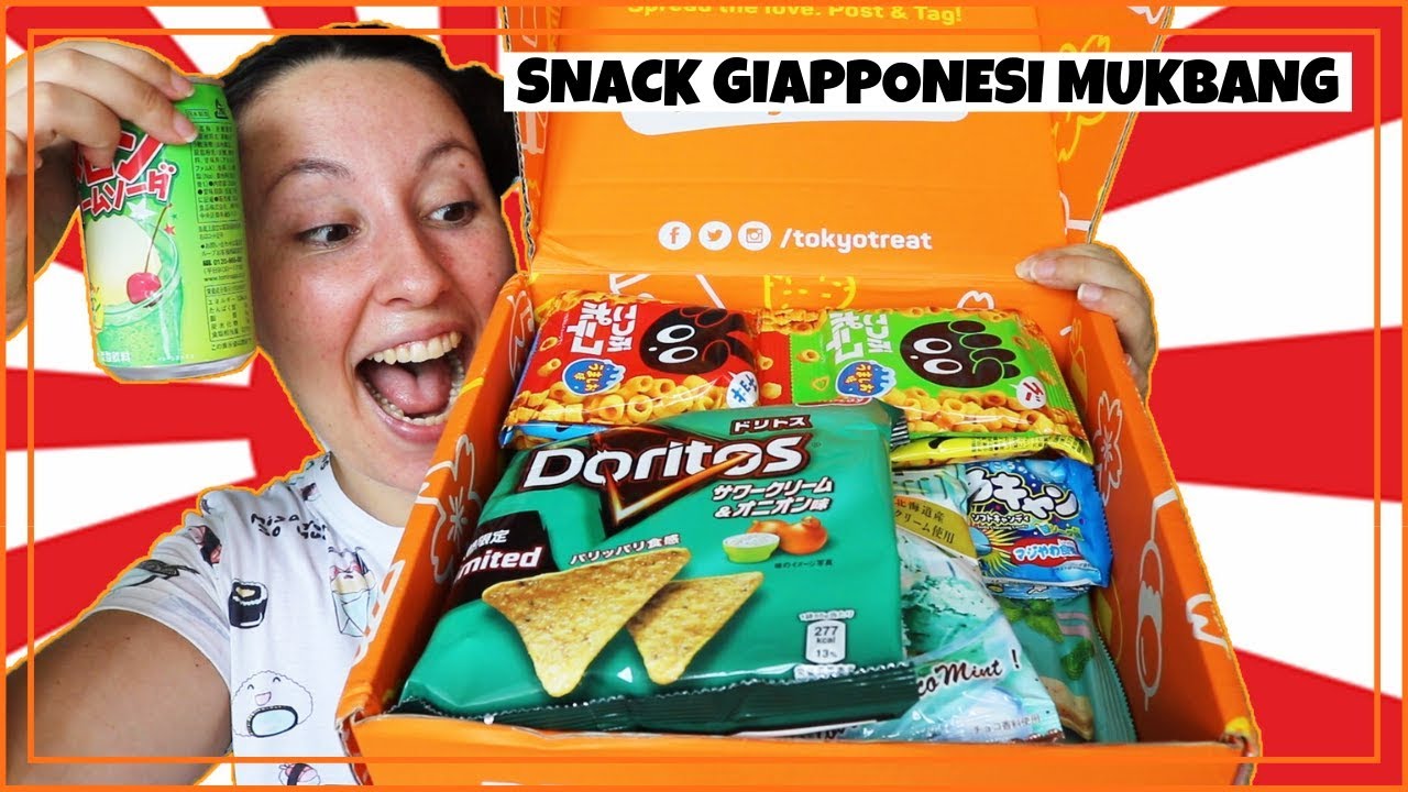SNACK GIAPPONESI MUKBANG EATING SHOW ITA #37 - ASSAGGIO la TOKYO TREAT *japanese candy*