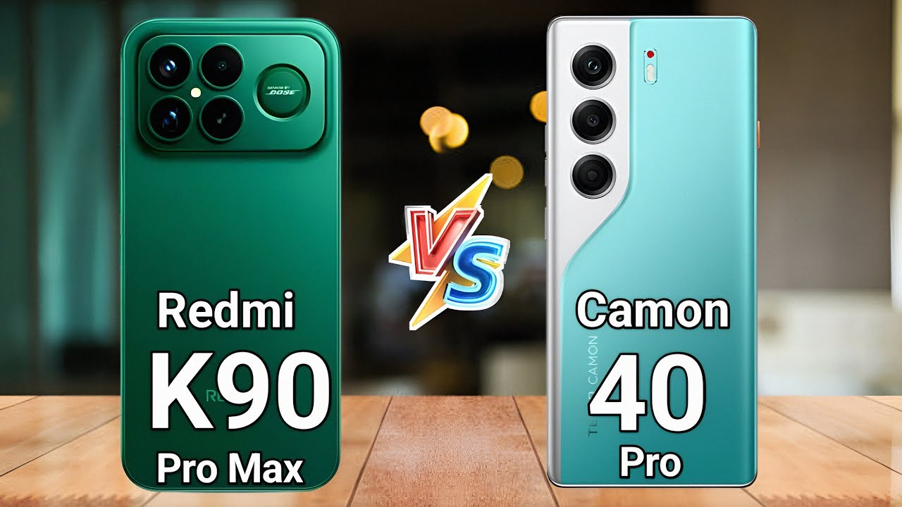 Tecno Camon 40 Pro vs Xiaomi Redmi K90 Pro Max - Full Comparison 🔥