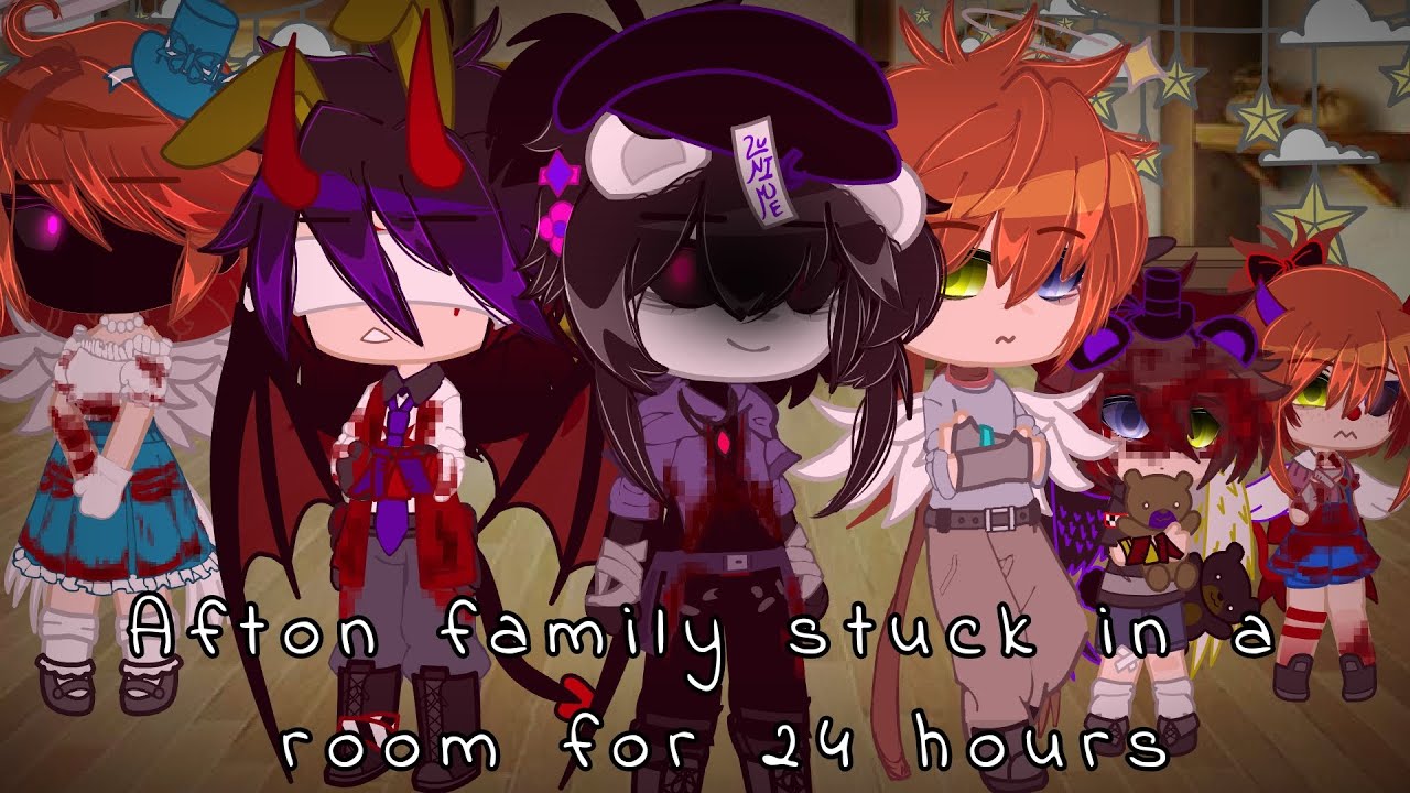 Afton Family stuck in a room for 24 hours||Part 1|| °•Boom-In's Show•°