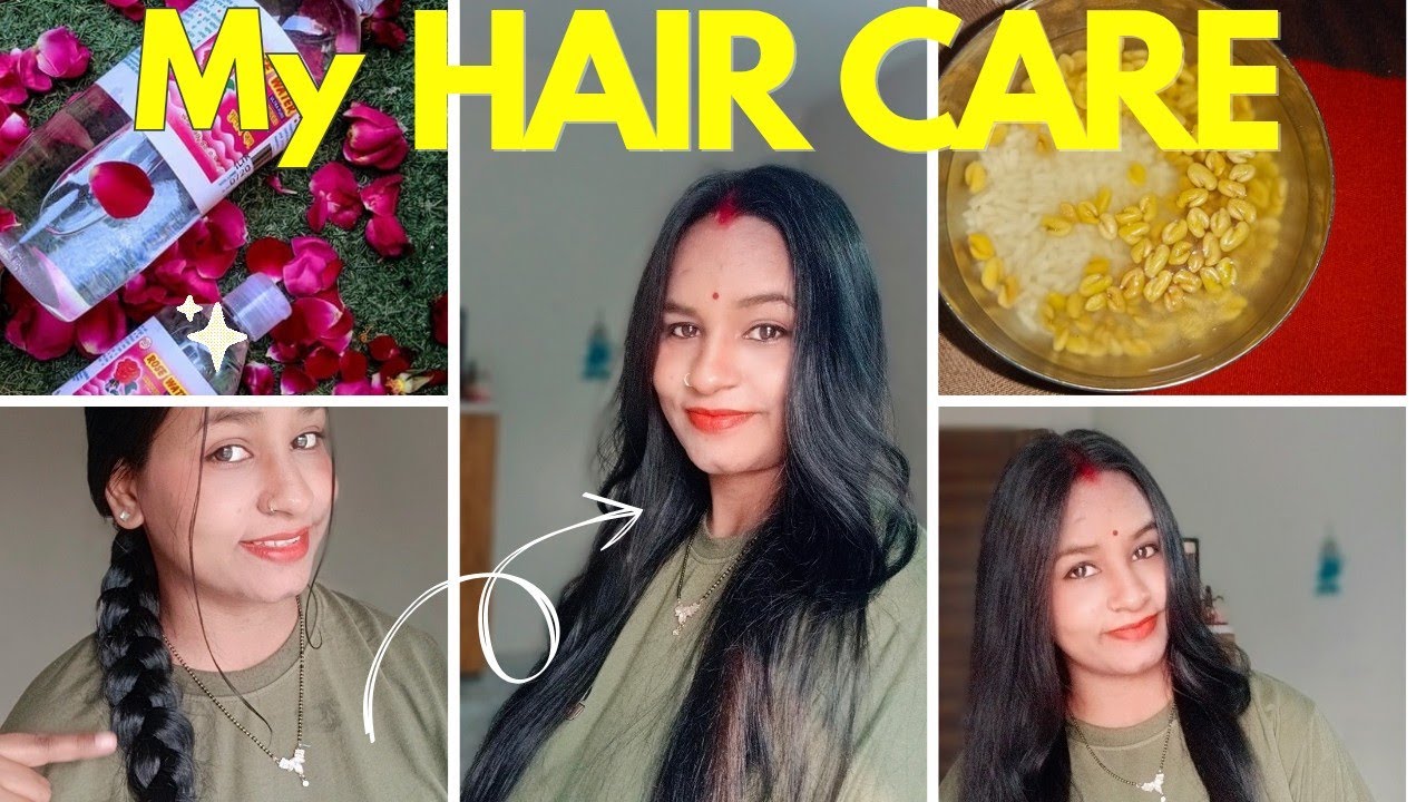 MY HAIRCARE ROUTINE | Hair oiling, for strong, Shiny, long hair |  vlog💆