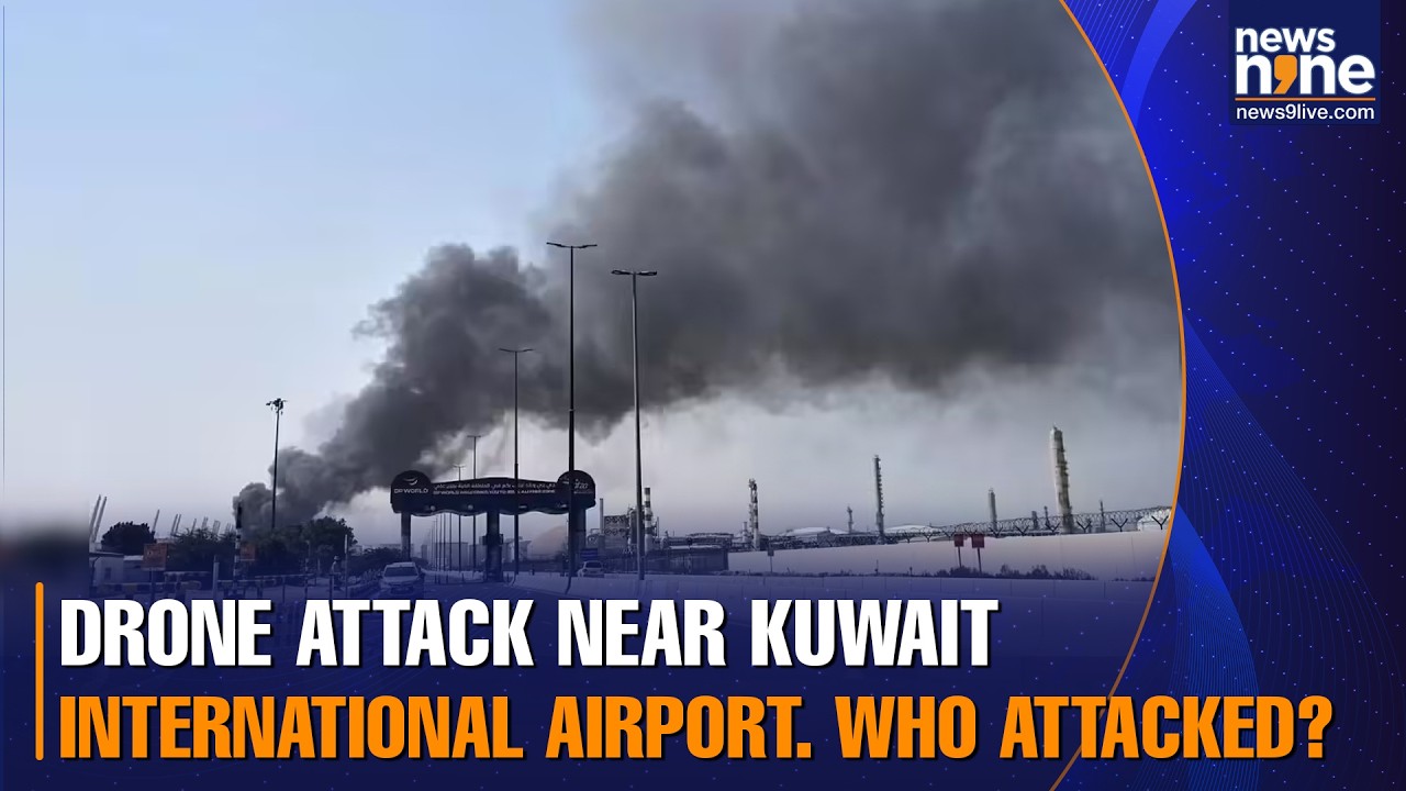 VIDEO: Drone attack sets Kuwait International Airport fuel tank on fire. Is it open?