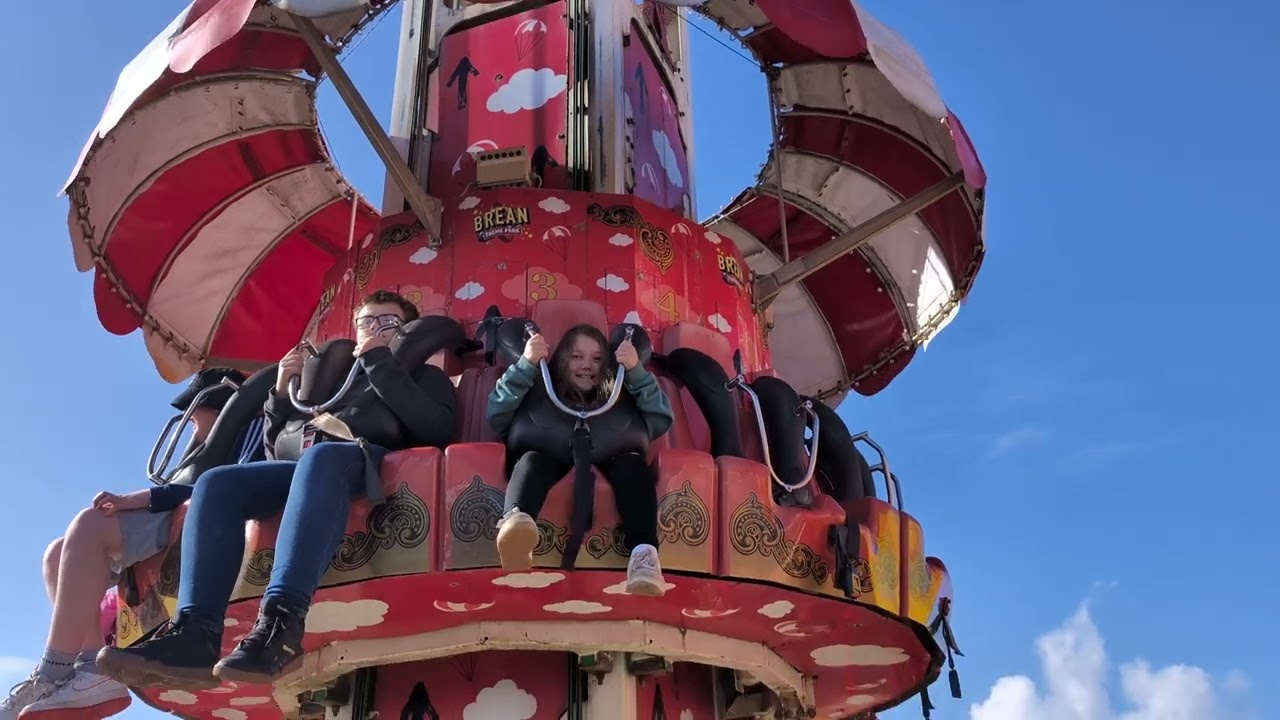 Sky Diver Ride At Brean Theme Park