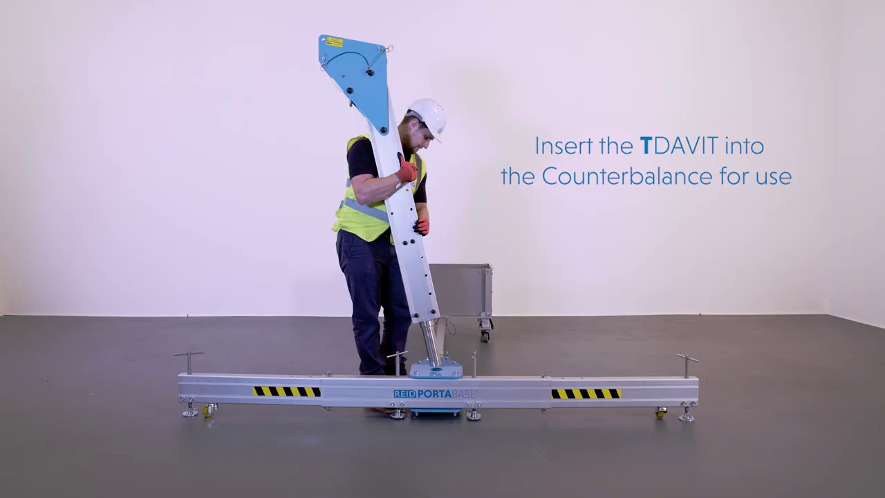 REID Lifting - Porta Base Counterbalance Assembly featuring a REID TDavit