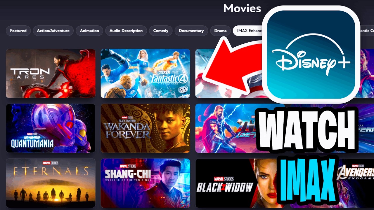 Как смотреть формат IMAX на Disney Plus