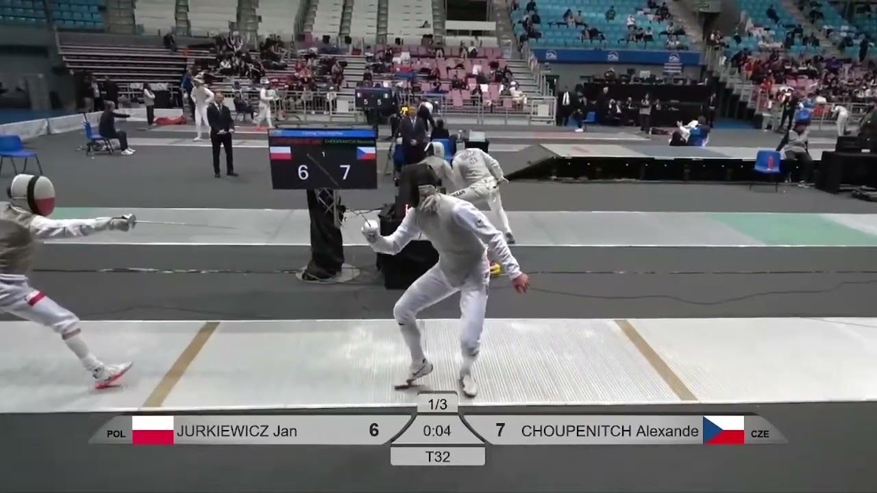 Tunis World Cup 2024 SMF - L32 - Jan Jurkiewicz POL v Alexander Choupenitch CZE