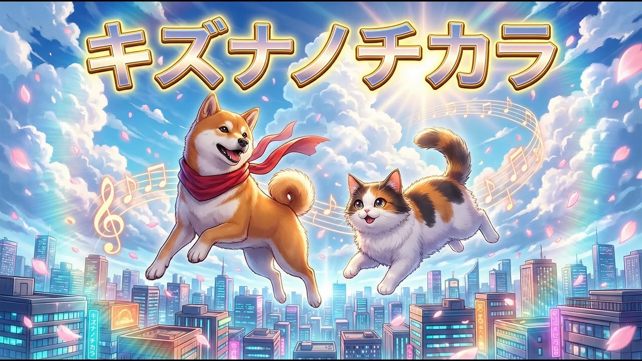 🎧AI Anime Music | Kizuna no Chikara | NEXTERZ🎶