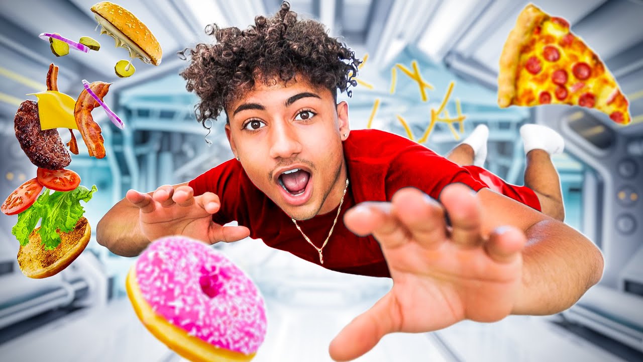 Eating ONLY ASTRONAUT Food For 24 Hours..