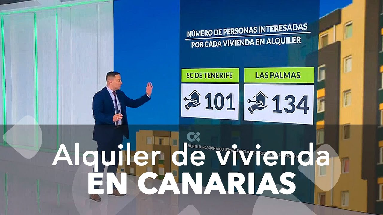 Una de cada cuatro familias en Canarias vive de alquiler